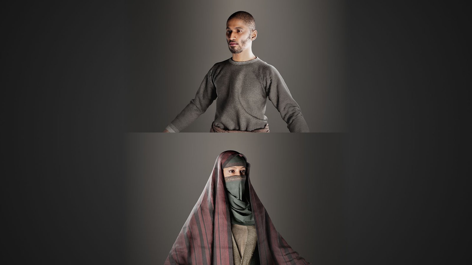 Personajes Andalusíes Jóvenes