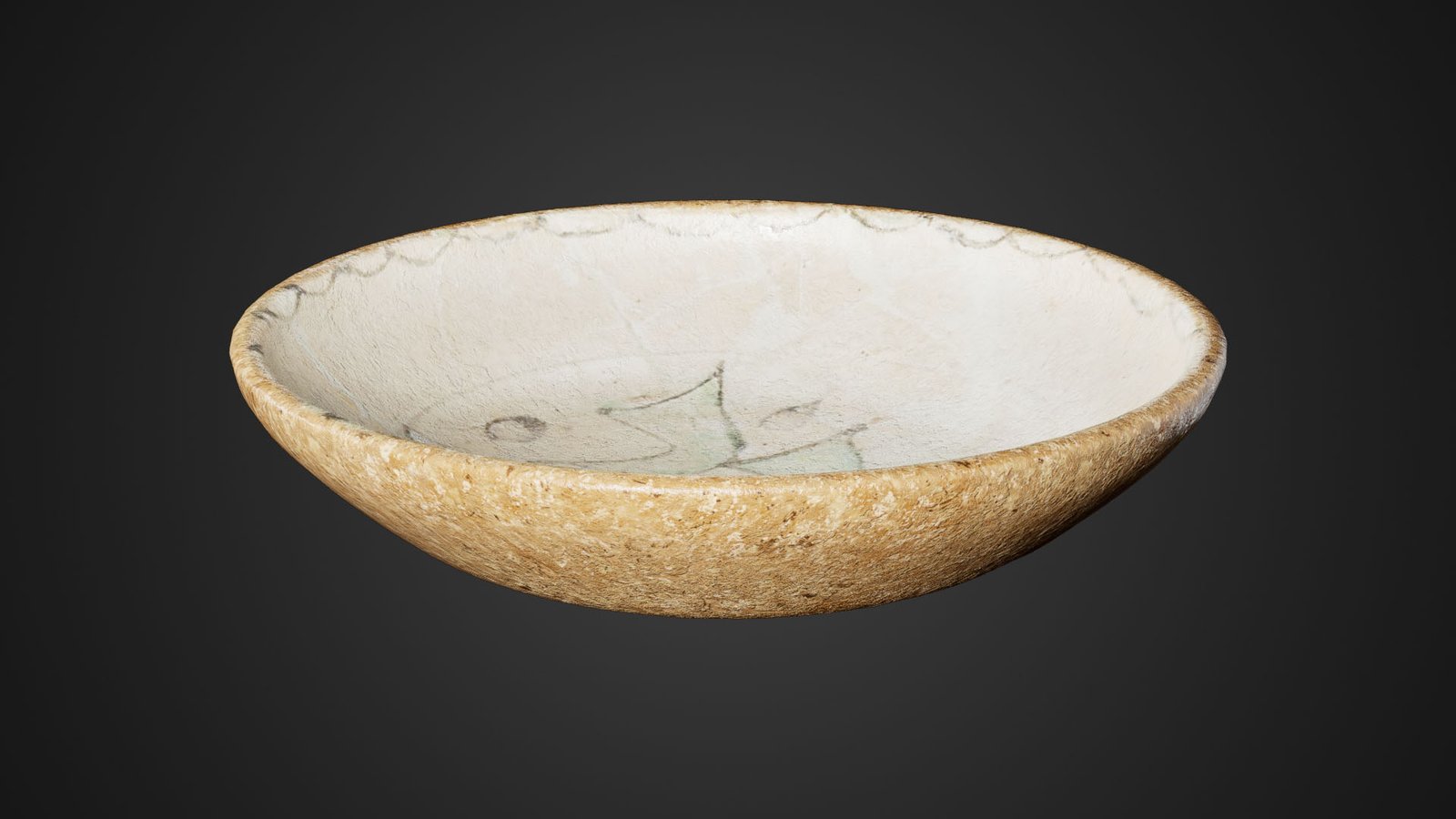 Ataifor vidriado Califal